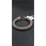 ANTIQUE HEAVY SILVER CHINESE DRAGON TORQUE BANGLE