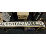 ALBERT SQUARE SIGN