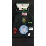 RUC SERVICE MEDAL - CONST W.S.SCOTT WITH GRASSIERE WITH UN PATCH