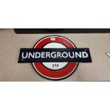 UNDERGROUND SIGN