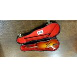 MINIATURE VIOLIN AND CASE