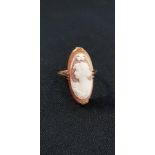 GOLD AND CAMEO RING