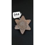 RUNAWAY SLAVE PATROL BADGE - TO REVERSE NORTH CAROLINA 1859