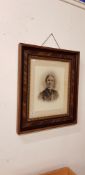 LARGE VICTORIAN FRAMED PORTRAIT