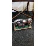 HORSE BRUSH DOORSTOP