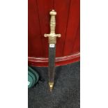 BRASS HANDLE SWORD