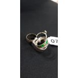 QUANTITY OF SILVER RINGS