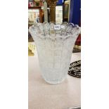 LARGE ANTIQUE CUT CRYSTAL VASE