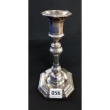 IRISH SILVER CANDLESTICK