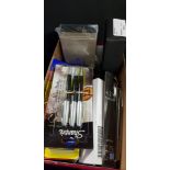 BOX OF ASSORTED PENS