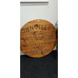 LARGE DUNVILLES WHISKEY SIGN
