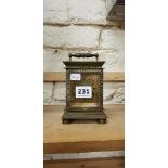 SMALL ANTIQUE MANTLE CLOCK