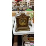 ANTIQUE FRENCH F.MARTI MANTLE CLOCK