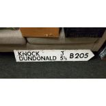 ORIGINAL KNOCK/DUNDONALD SIGN