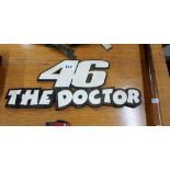 MOTO GP THE DOCTOR SIGN
