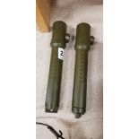 2 X 1998 BRITISH ARMY TORCHES