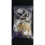 BAG OF COSTUME JEWELLERY