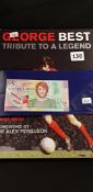 1 GEORGE BEST FIVE POUND NOTE AND BOOK