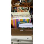 LARGE BOX OF POSTCARD ALBUMS