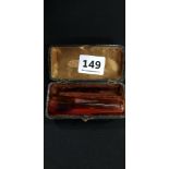 ART DECO CHERRY AMBER BAKELITE CIGARETTE HOLDER