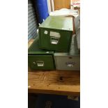 3 INDUSTRIAL DRAWERS