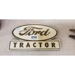 FORD TRACTOR CARVED PLAQUE