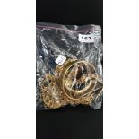 BAG OF GOLD PLATE JEWELLERY