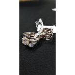 4 SILVER DRESS RINGS