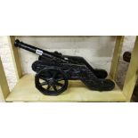 ANTIQUE CAST IRON CANNON