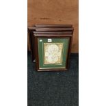 COLLECTION OF FRAMED MAPS