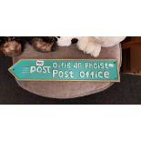 CAST IRON POST OFFICE SIGN