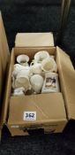 BOX OF CRESTED WARE CHINA