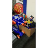 LARGE QUANTITY OF NERF GUNS AND ACCESSORIES