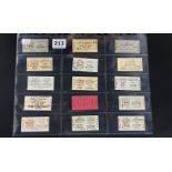 15 TRAIN TICKETS