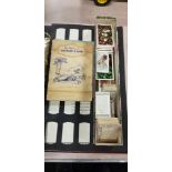 COLLECTION OF CIGARETTE CARDS AND ALBUM