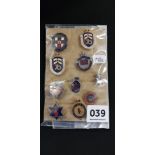 COLLECTION OF LOYALIST BADGES