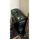 2 LARGE LEATHER CASES OF BOOKS