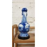 ORIENTAL VASE AND STAND