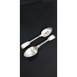 2 SILVER SPOONS