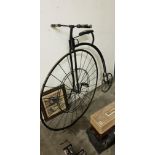 ANTIQUE STYLE PENNY FARTHING BIKE