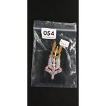 SAS METAL BADGE AND CLOTH BADGE