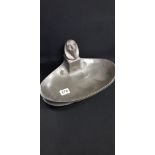 ART NOUVEAU INKWELL (PEWTER)