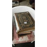 2 FAMILY BIBLES AND 2 SHIPPING REGISTERS