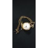 POCKET WATCH AND CHAIN