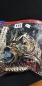 BAG OF COSTUME JEWELLERY