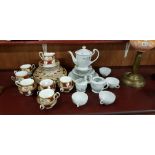 2 CHINA TEASETS, ONE LADY HAMILTON