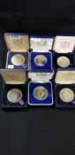 6 FREEDOM OF THE BOROUGH COINS OF CASTLEREAGH TO UDR, RIR, USCA, RAMC