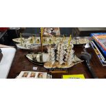 4 MODEL BOATS