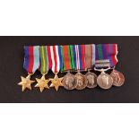 SET OF MINIATURE MEDALS