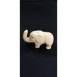 CARVED NETSUKE ELEPHANT